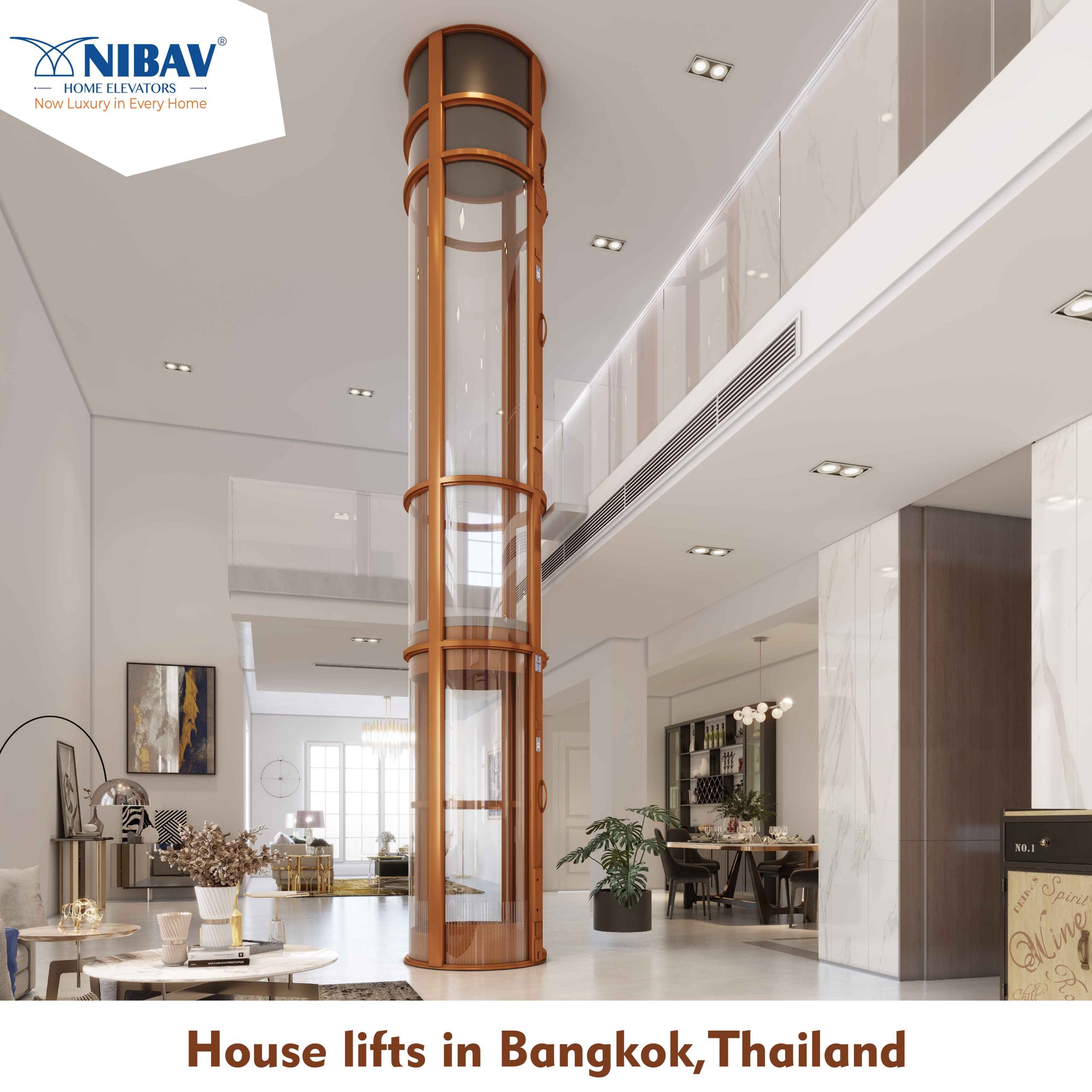 House lifts in Bangkok, Thailand