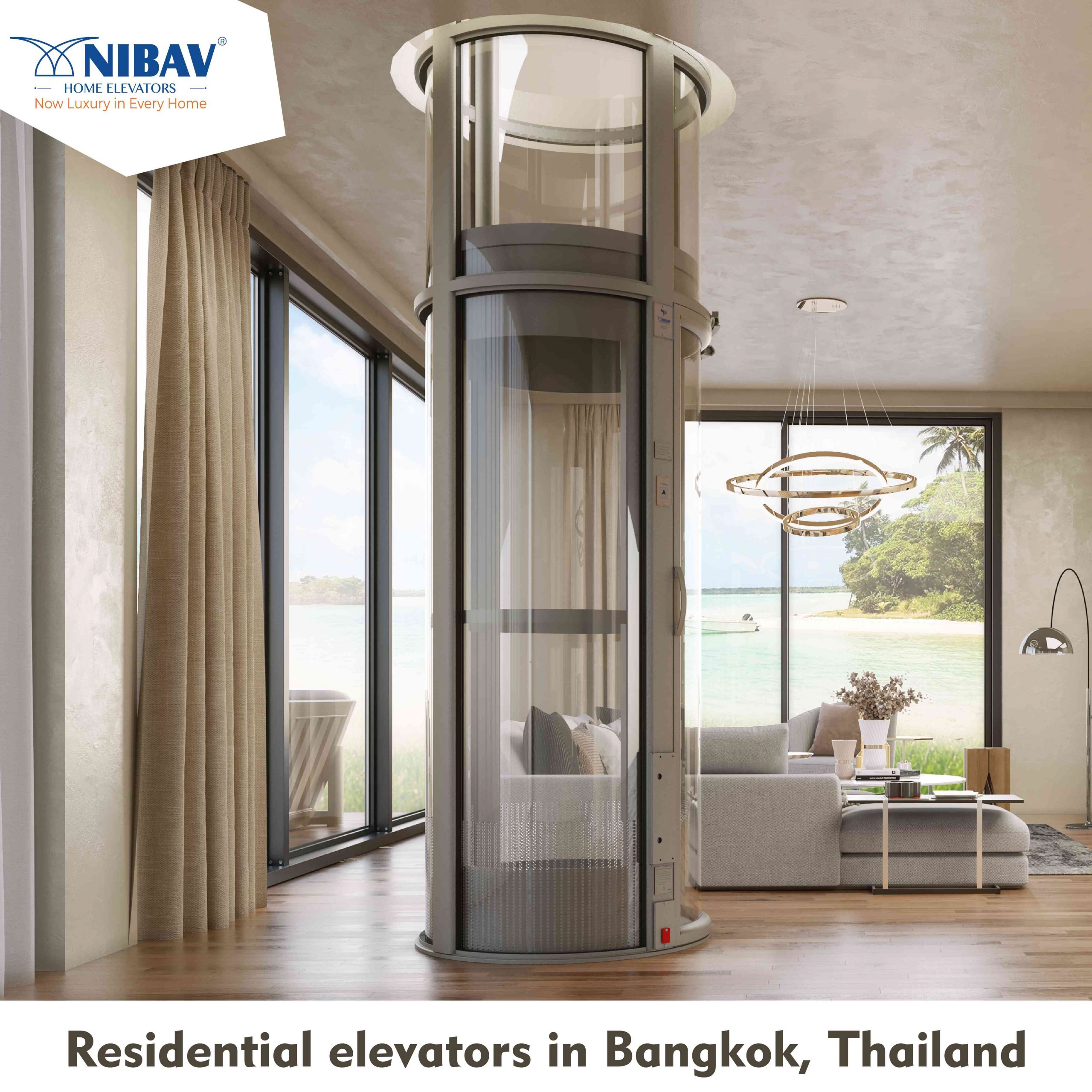 Residential elevators in Bangkok, Thailand