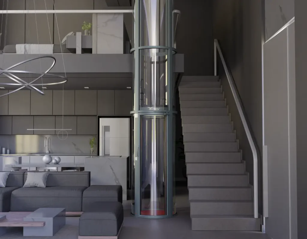 air-driven residential elevators